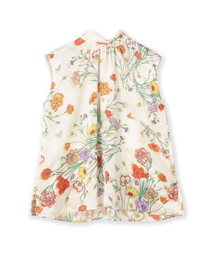 【別注】manipuri for Ballsey Collage Bloom バックボウタイブラウス