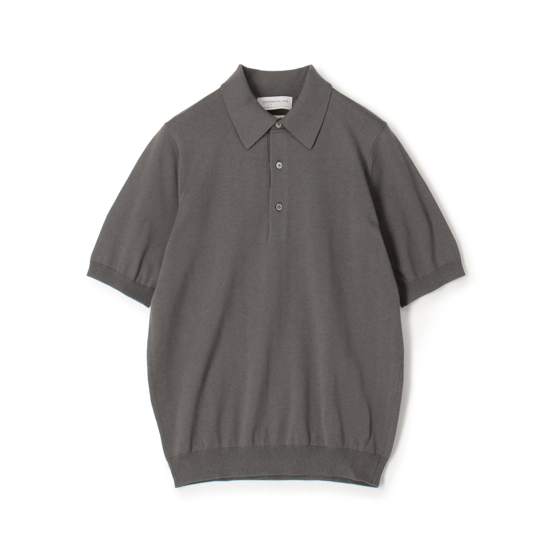 TOMORROWLAND tricot シルクコットン ニットポロシャツ SESIA