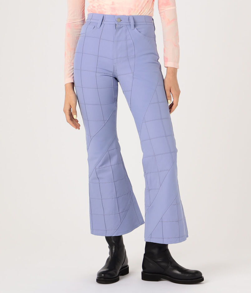 FUMIKA UCHIFDA Plaid Pintuck Bias Pants｜トゥモローランド 公式通販