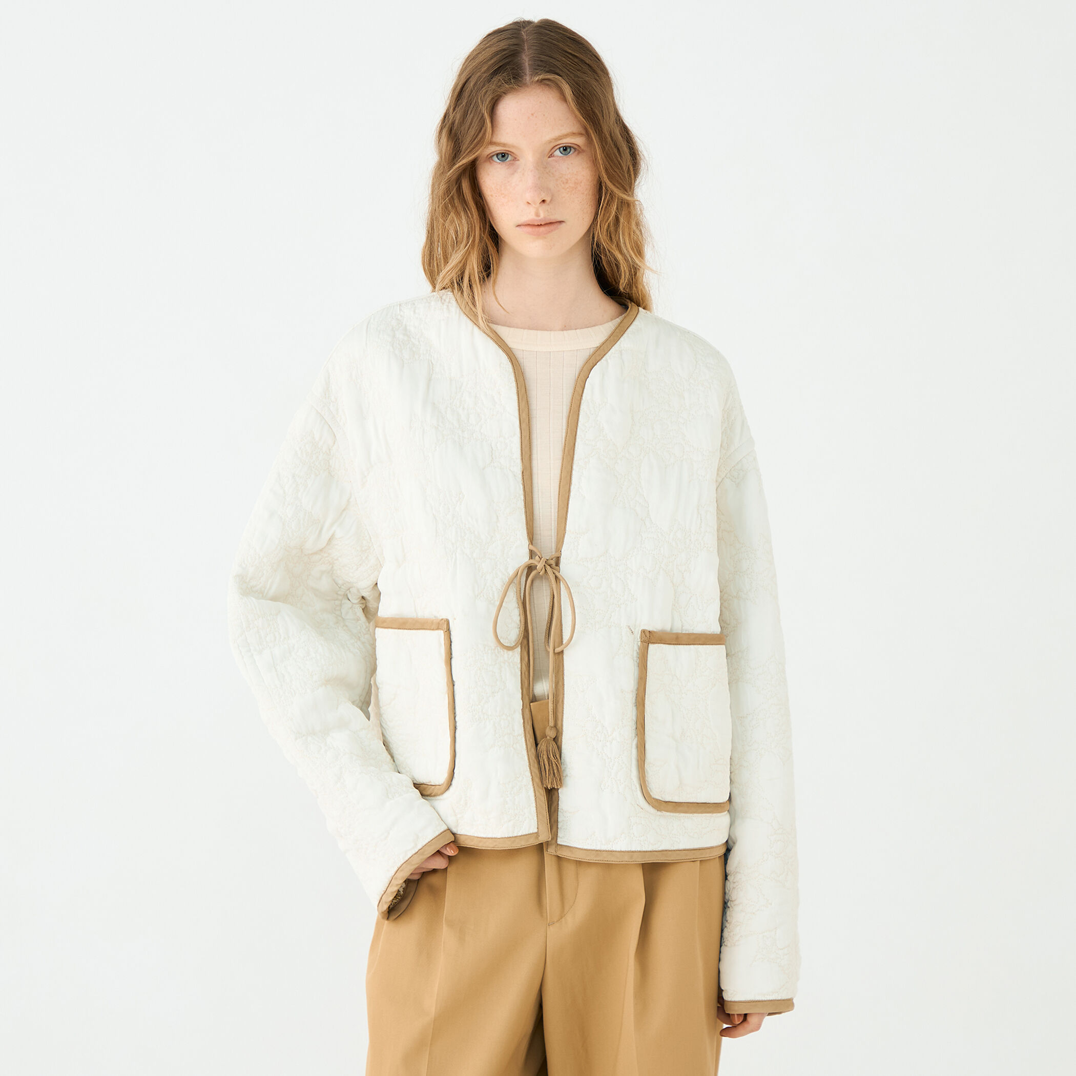 レーヨンサテンキルト リバーシブルジャケット｜トゥモローランド 公式通販