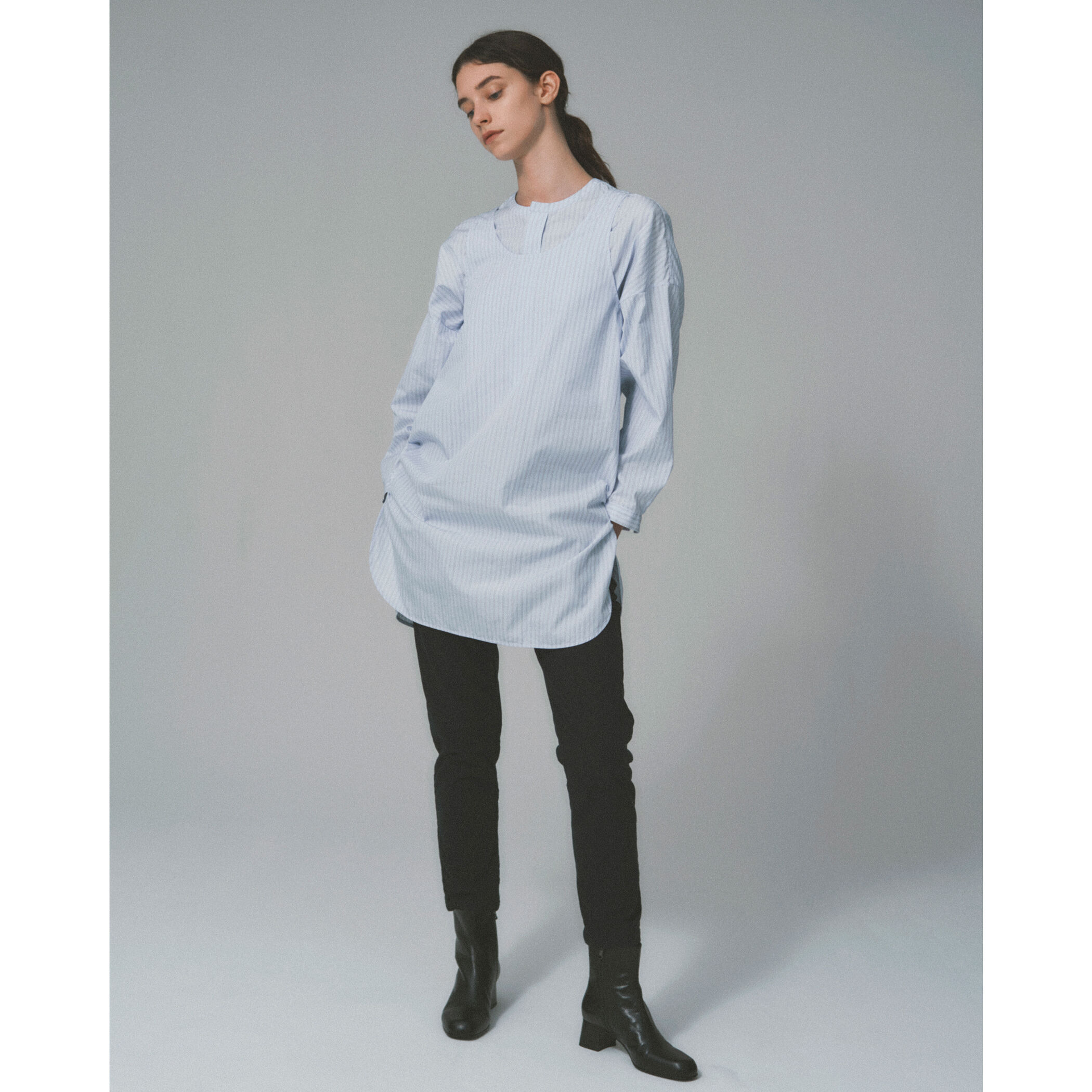 GALERIE VIE コットンブロードセパレートチュニックシャツ セール 30%OFF】コットンブロード セパレートチュニックシャツ