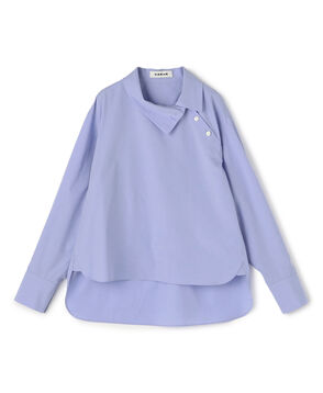 コットンシルクポプリン 3-wayシャツ