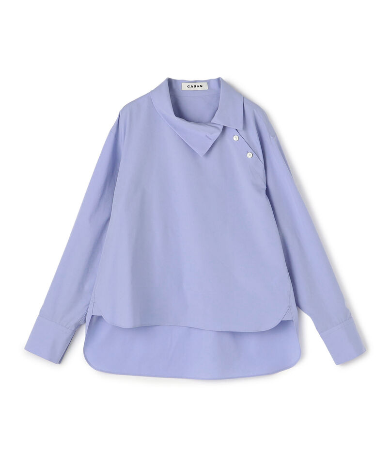 コットンシルクポプリン 3-wayシャツ