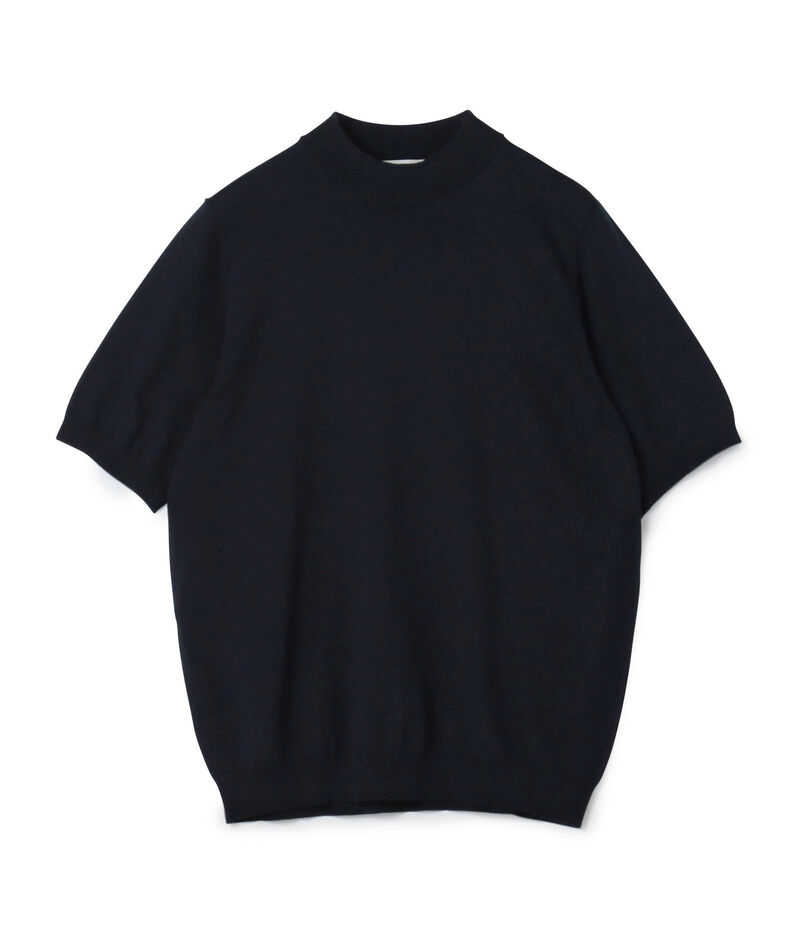 TOMORROWLAND tricot シルクコットン モックネックプルオーバーニット SESIA