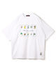 CABaN スビンコットン GREEN SHOWERプリントTシャツ