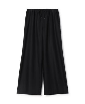 ウールポプリンメルトン ドロストパンツ