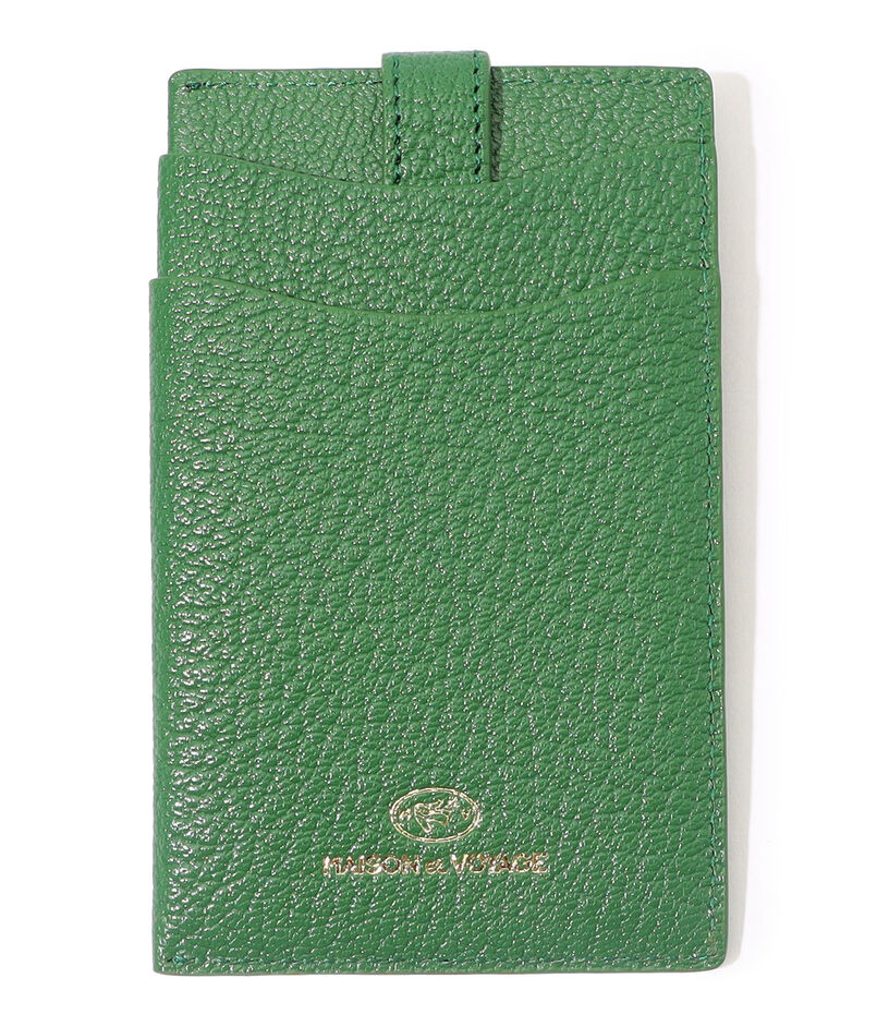 MAISON et VOYAGE シュリンクレザー カードケース
