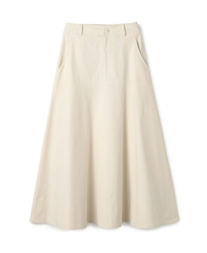 ノンマーセライズドコットン フレアスカート