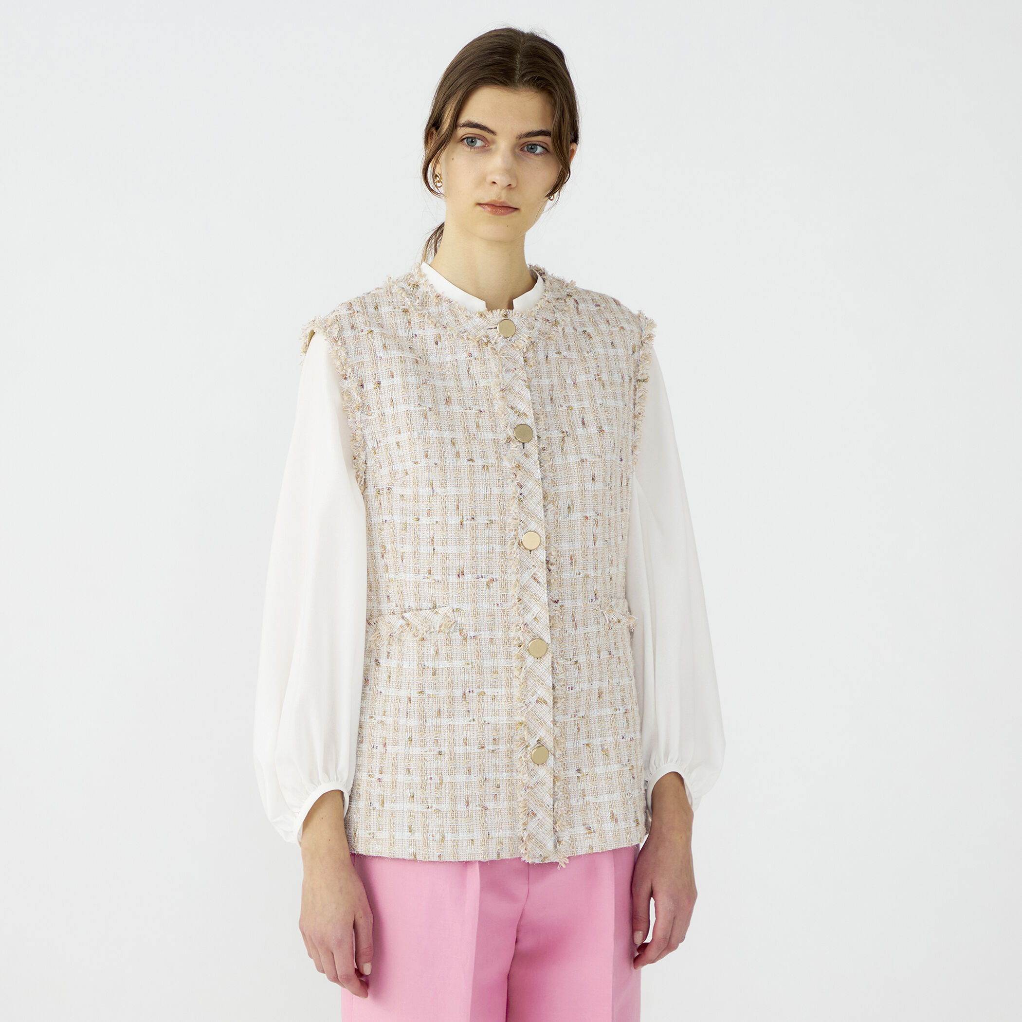 トゥモローランド BALLSEY Mille-feuille クルーネックジレ Mille-feuille クルーネックジレ｜トゥモローランド 公式サイト