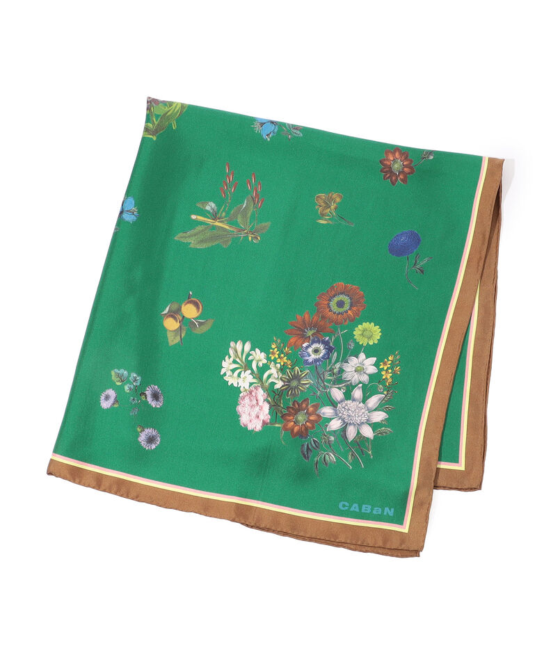 シルクツイル BOUQUET プリントスカーフ