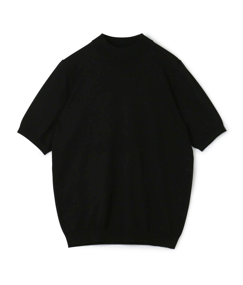 TOMORROWLAND tricot シルクコットン モックネックプルオーバーニット SESIA