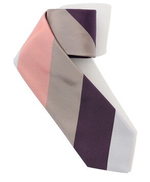 FRANCO BASSI シルクジャガード レジメンタルストライプネクタイ