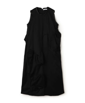 Niccolo Pasqualetti Dresses コットンツイル アシンメトリードレス