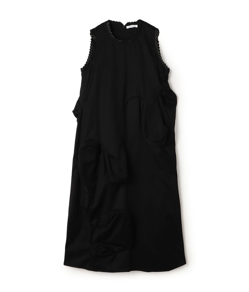 Niccolo Pasqualetti Dresses コットンツイル アシンメトリードレス