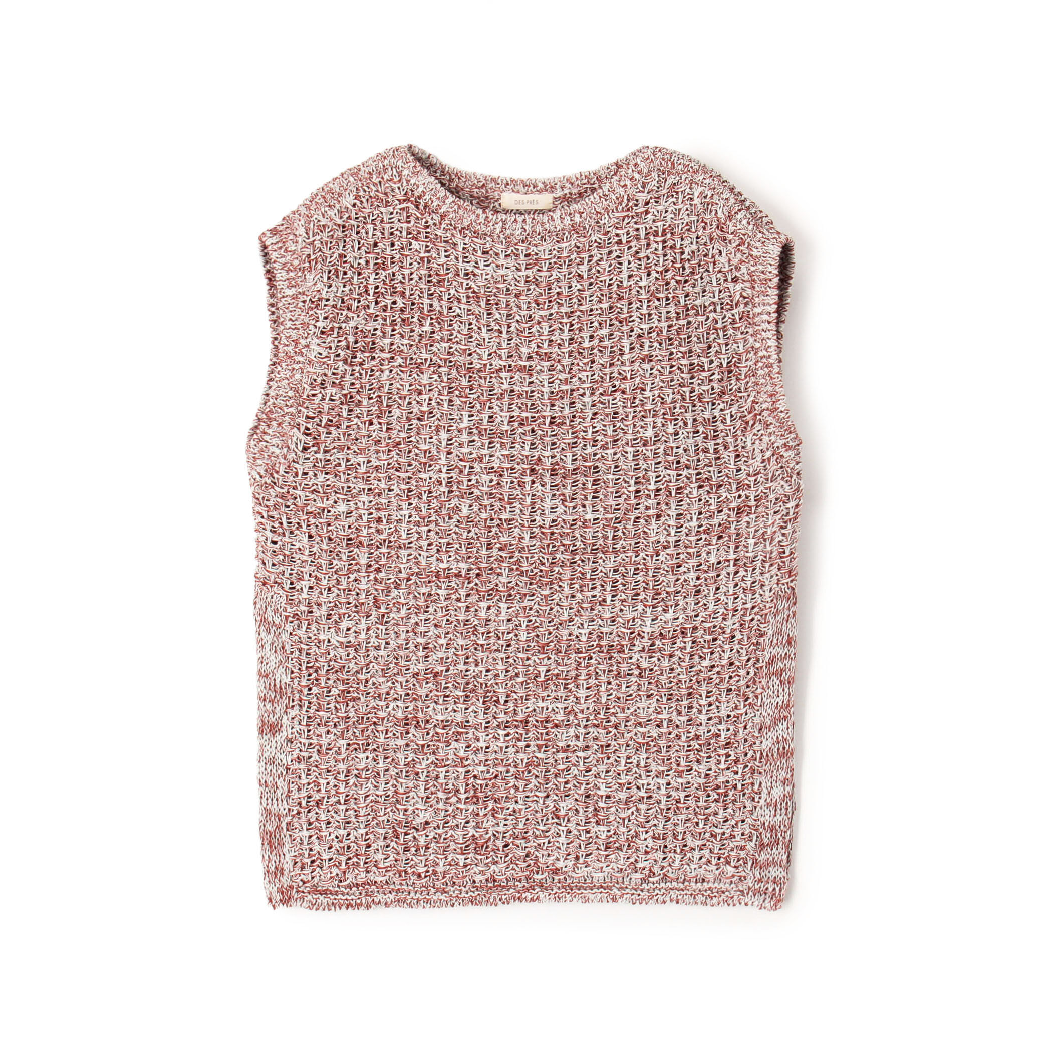 WEB先行予約】ギマコットン ボートネックベスト｜トゥモローランド