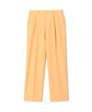 ポリエステルウール アウト1プリーツストレートスラックス CHAPLIN