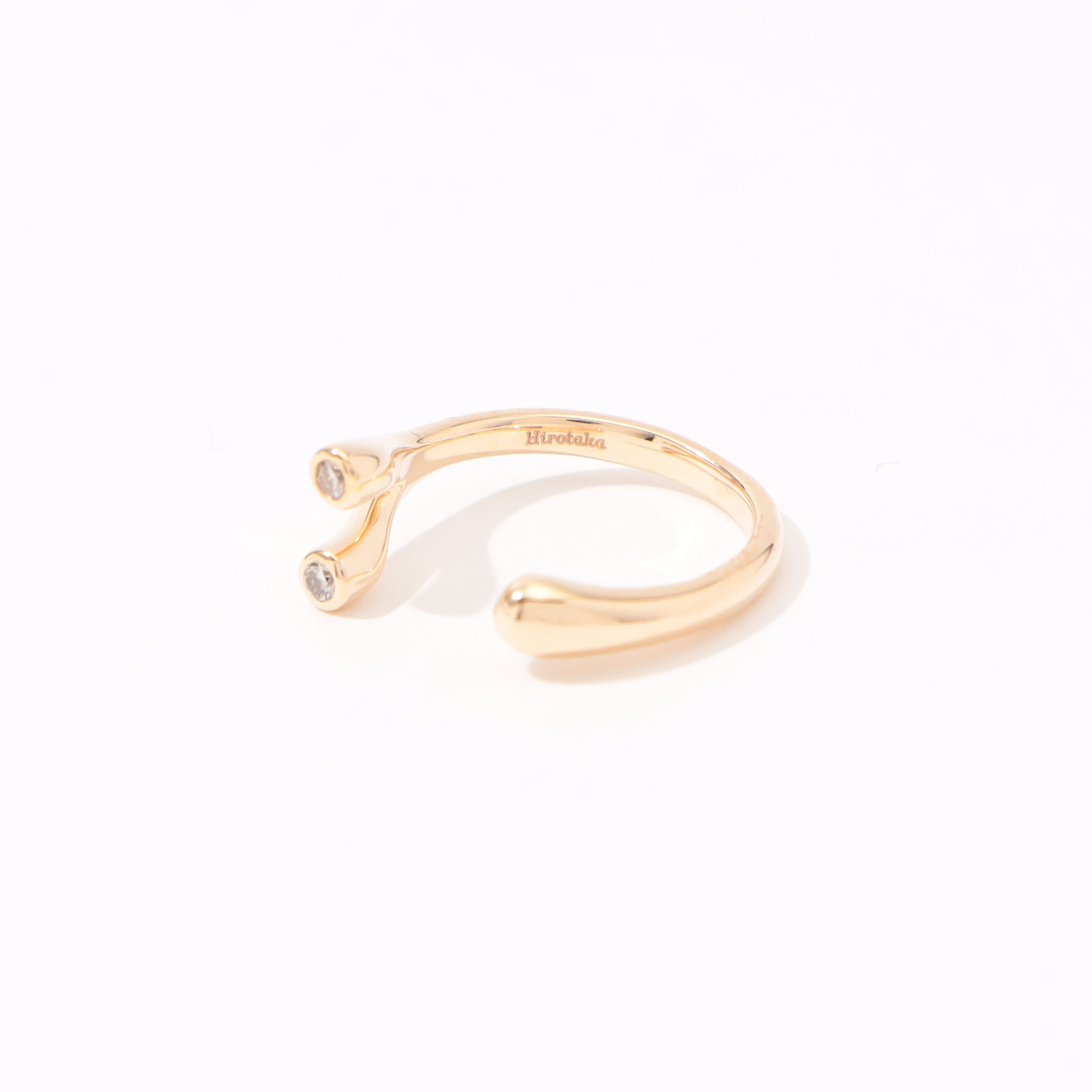 Hirotaka Drosera ダイヤモンド ピンキーカフリング