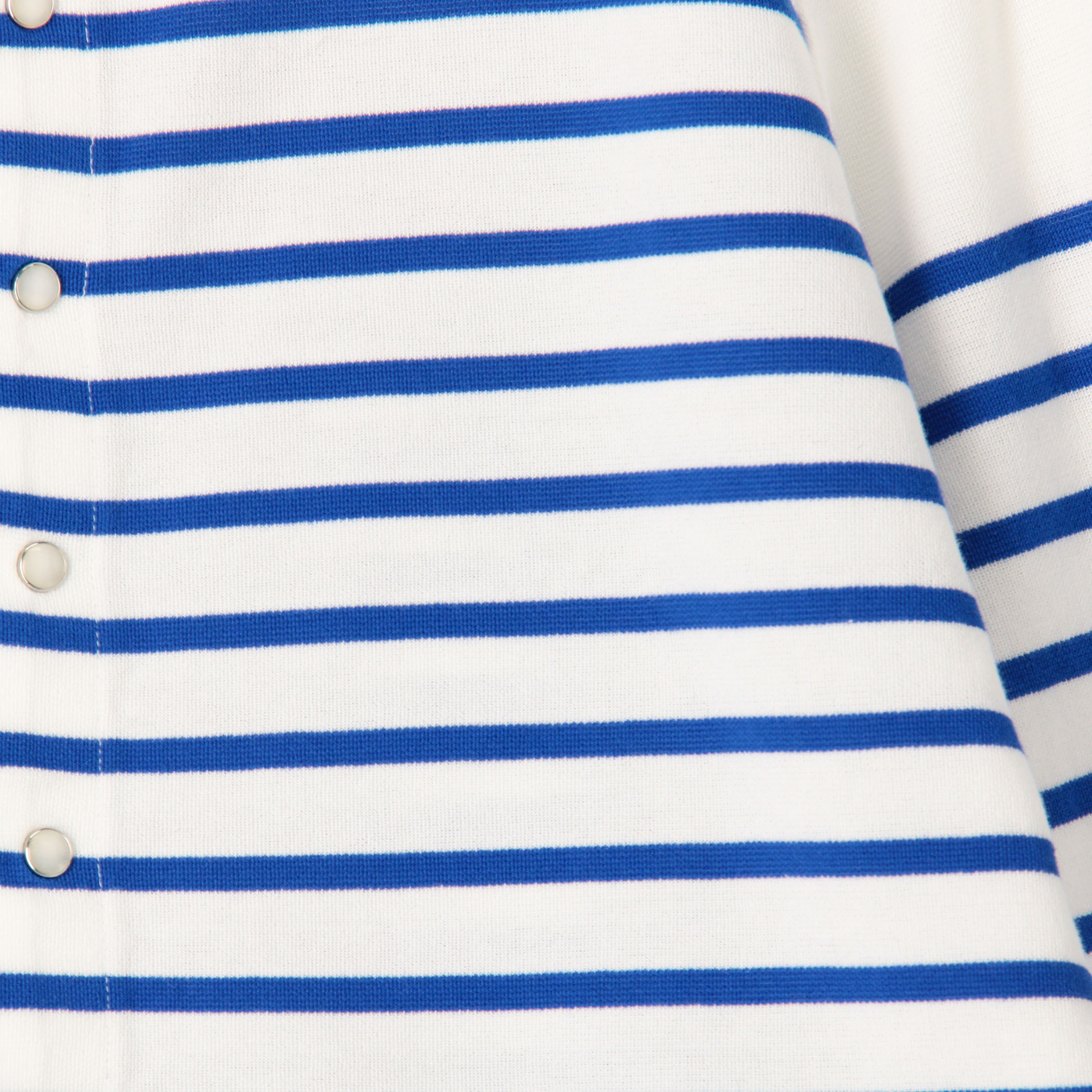 WEB限定】パネルボーダー クルーネックカーディガン｜トゥモローランド