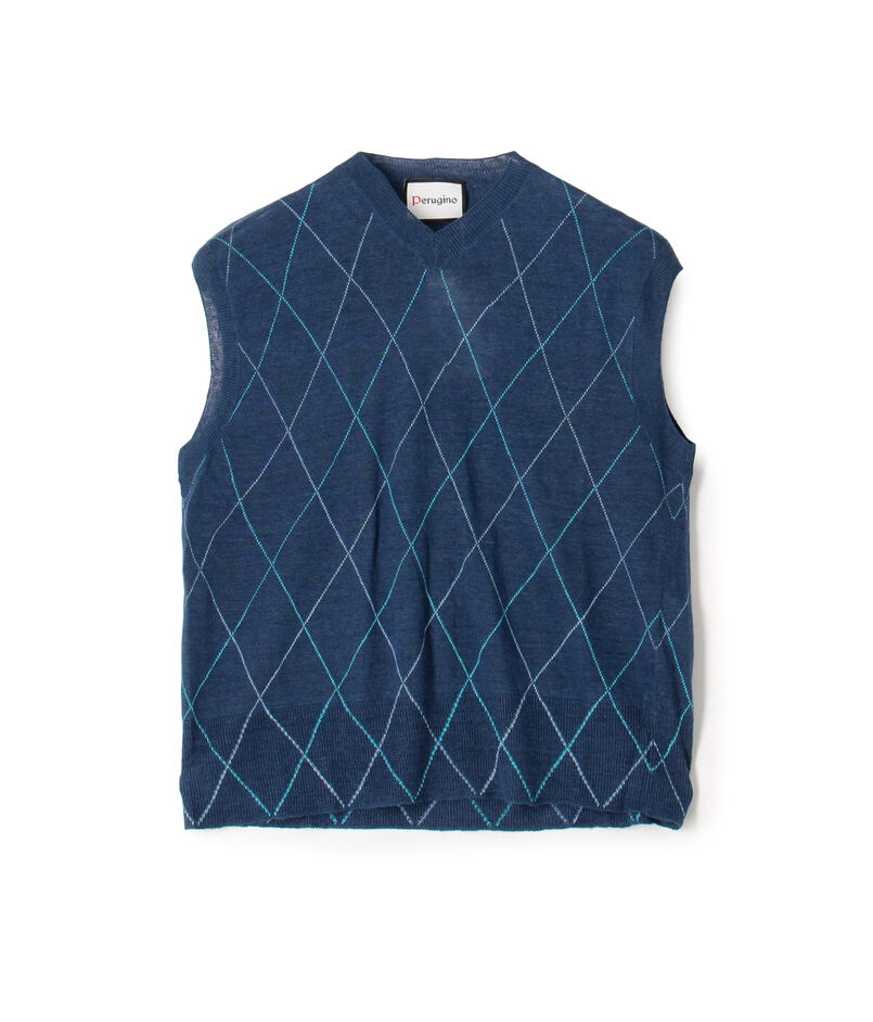 PERUGINO 別注 Vネック ベスト