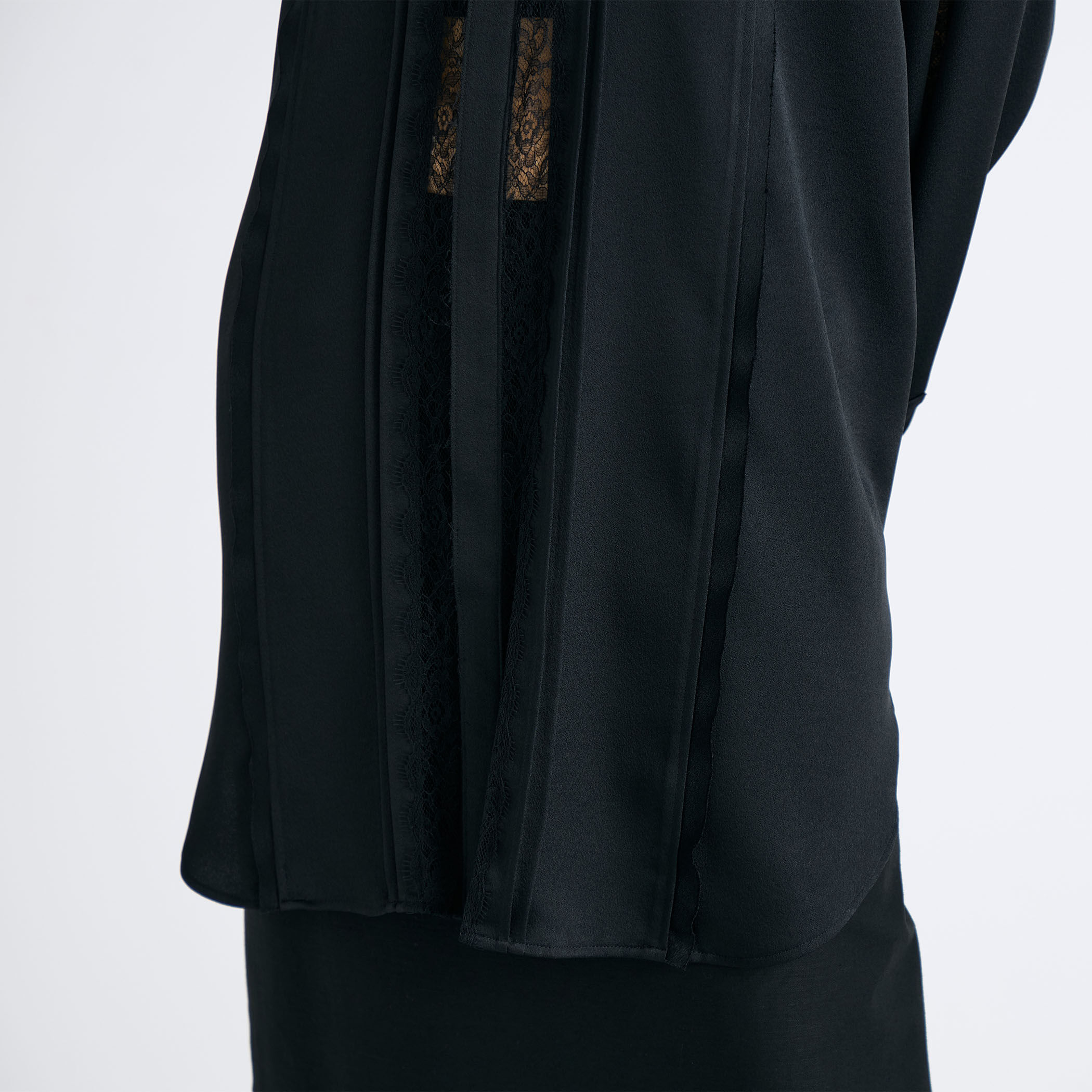 ジョーゼットレース オーバーサイズドシャツ｜トゥモローランド 公式通販