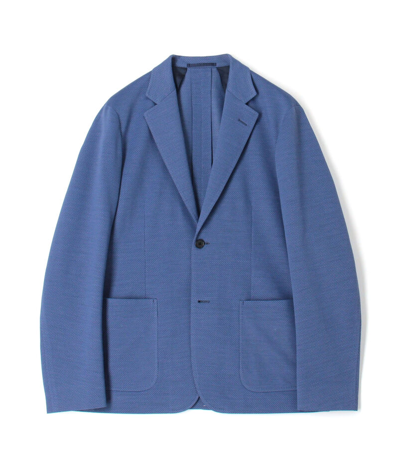 Ramie Polyester single-breasted 2B jacket