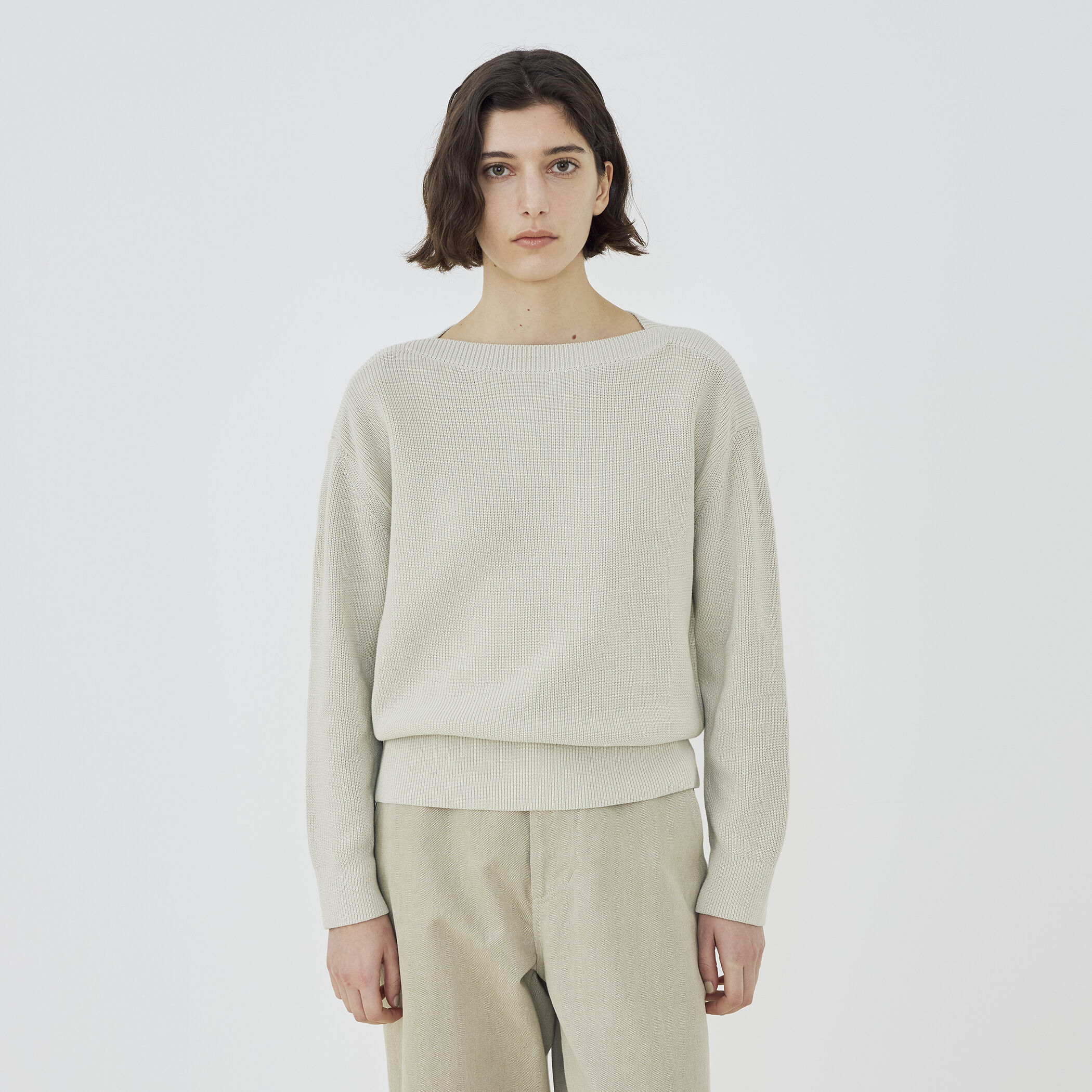 ランラン、SleeveBorderボートネックニット URBAN RESEARCH DOORS（アーバンリサーチドアーズ） ニット セーター