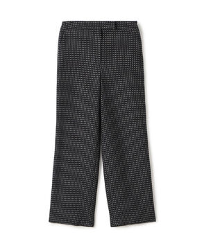 ドットジャカード セミワイドパンツ