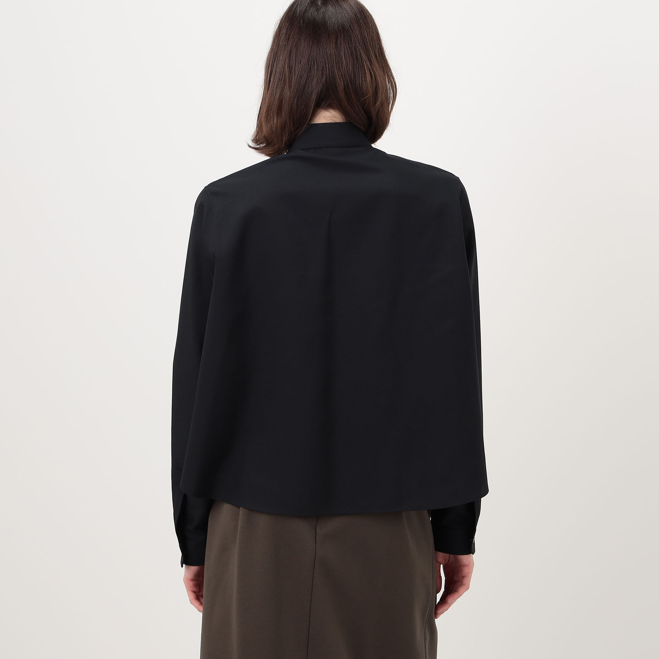 別注】THE RERACS × Edition REGULAR COLLAR A-LINE SHIRT Aライン