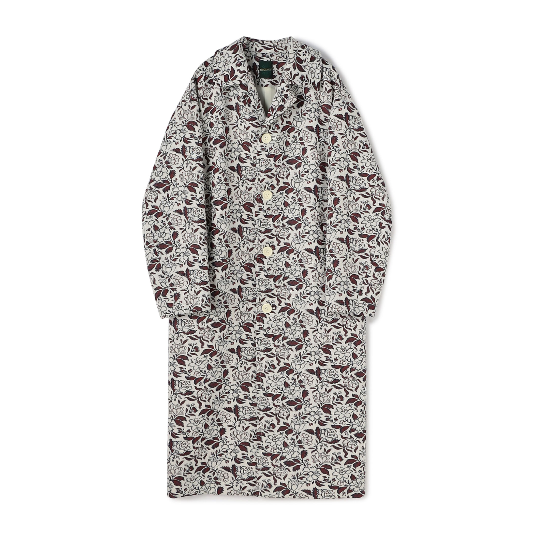 ポリエステルレーヨンジャカード チェスターコート｜トゥモローランド