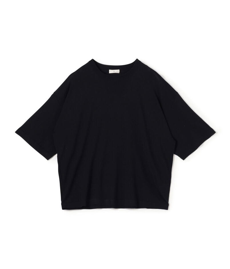 ウォッシャブルシルク ハーフスリーブプルオーバー