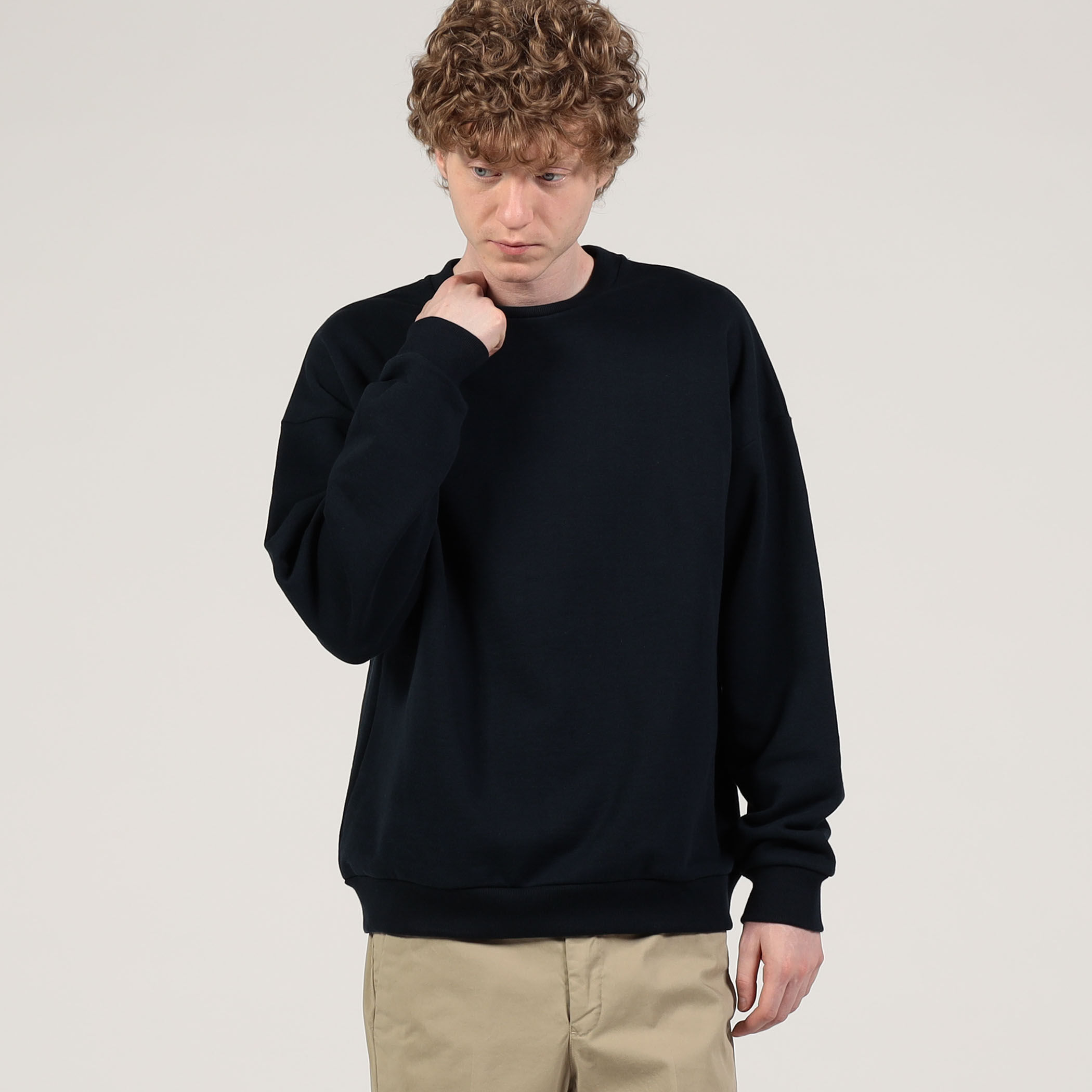 別注】KNITTING FACTORY 吊り裏毛 ロングスリーブ クルーネック プル