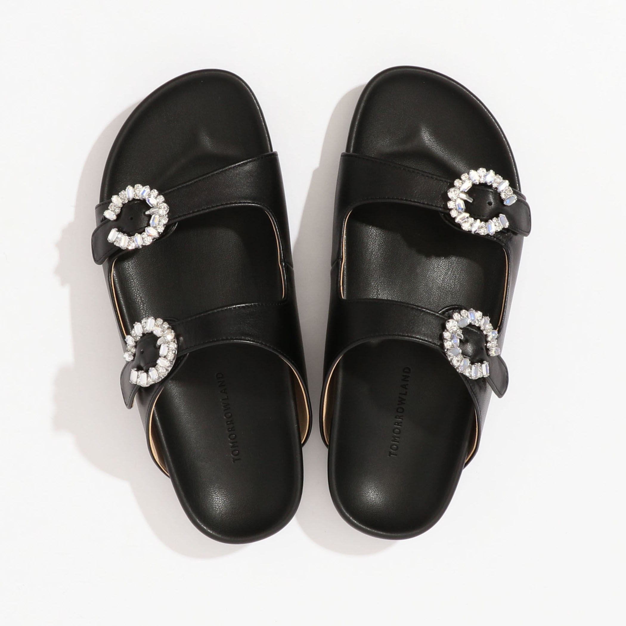 【キラキラビジュー♢】CHANEL*フットベット サンダル サンダル レディース ストラップサンダル 厚底サンダル キラキラ