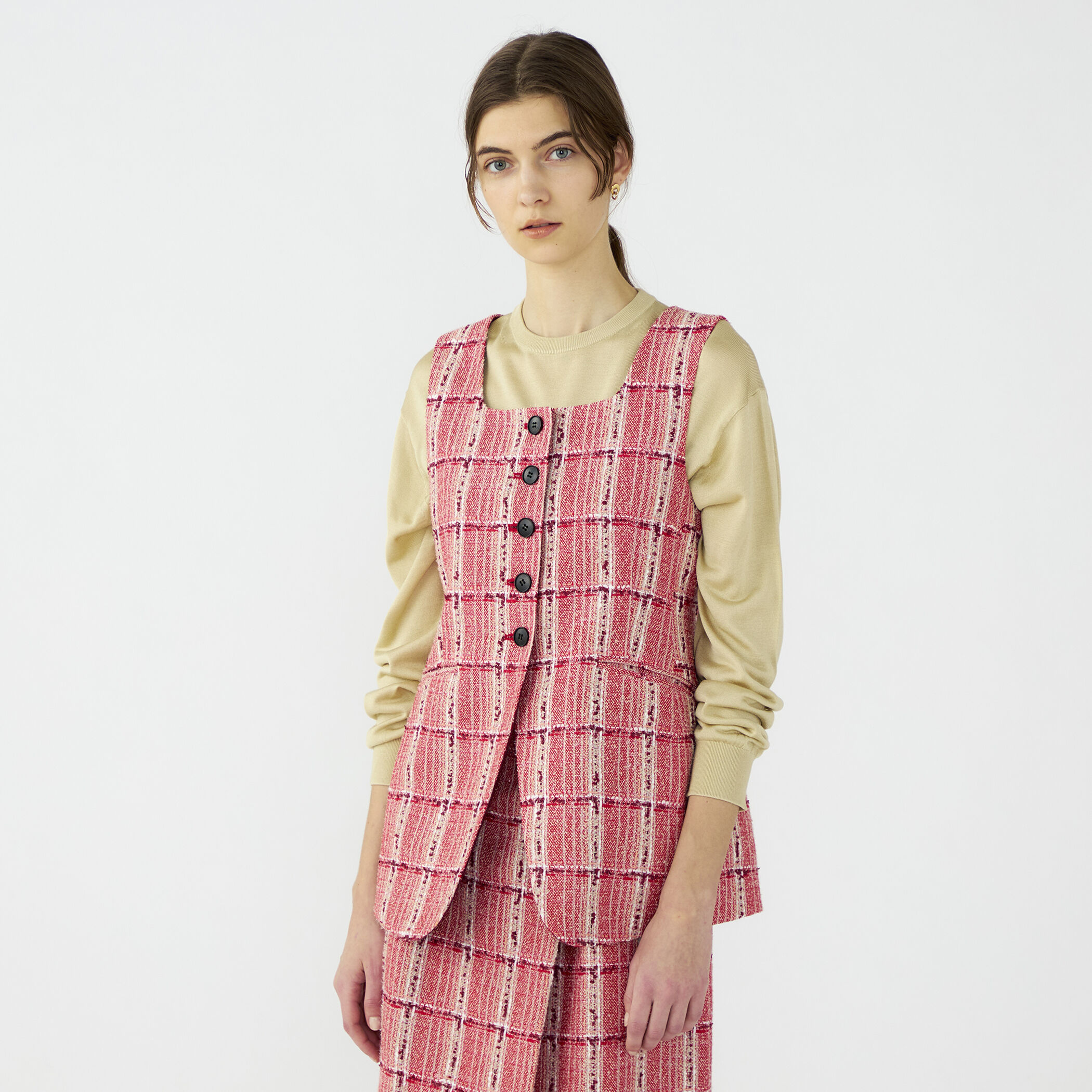 Cherry Pie スクエアネックジレ｜トゥモローランド 公式通販