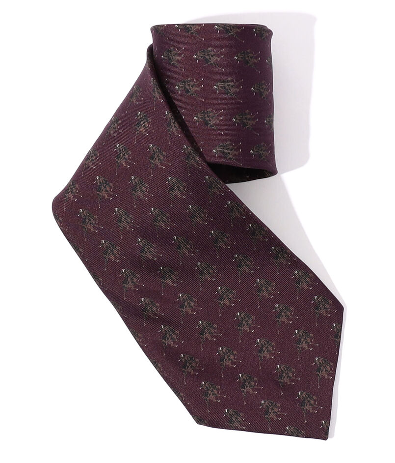Kinloch シルク モチーフネクタイ
