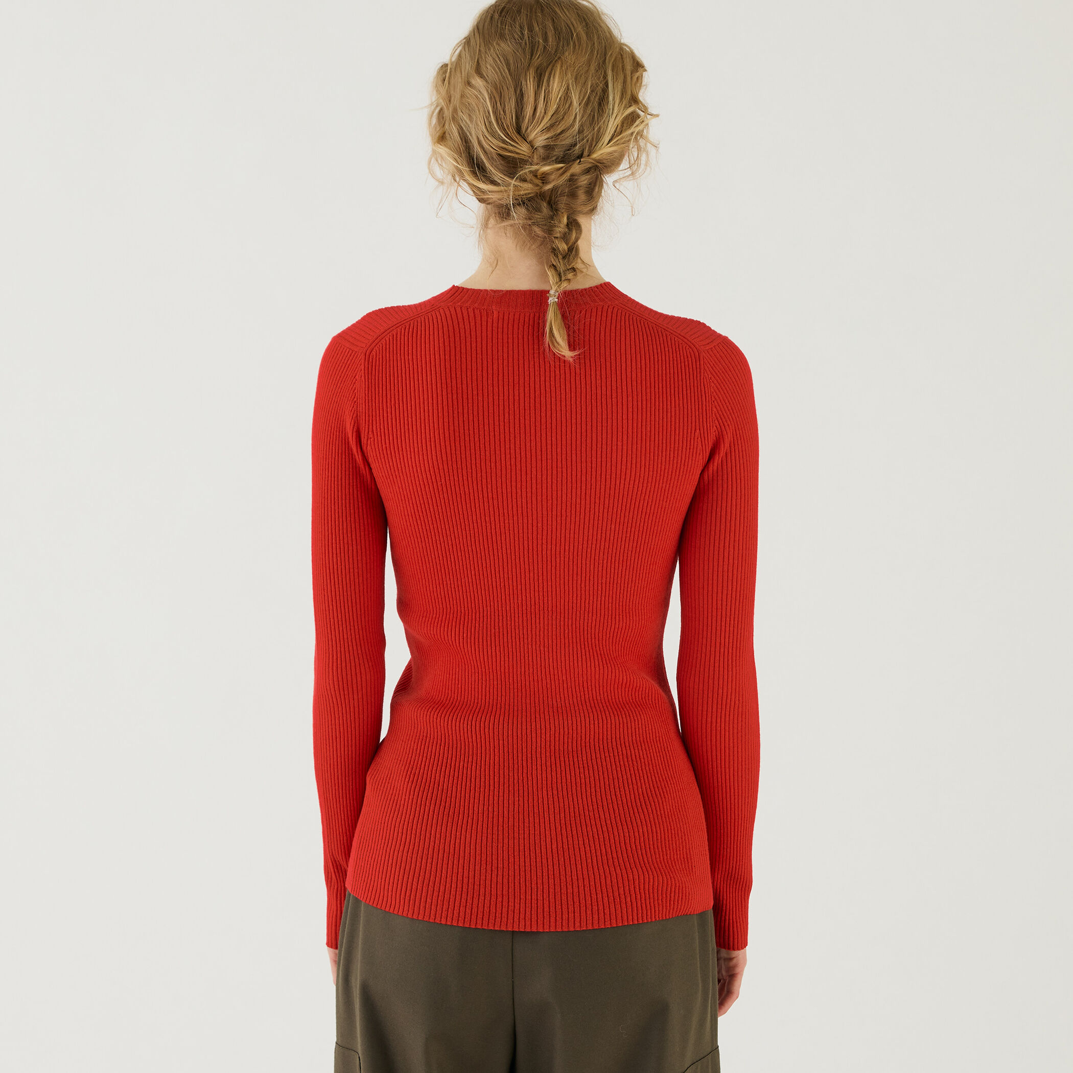 プルミエールウールリブ クルーネックプルオーバー｜トゥモローランド