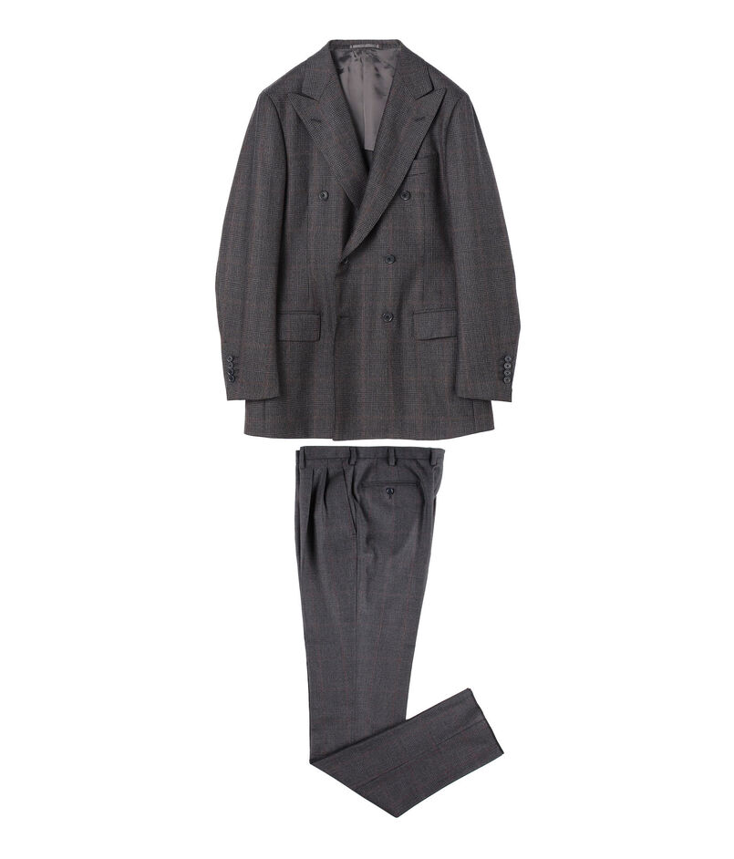 ウール ダブルブレステッド6Bスーツ Dormeuil ROYAL11