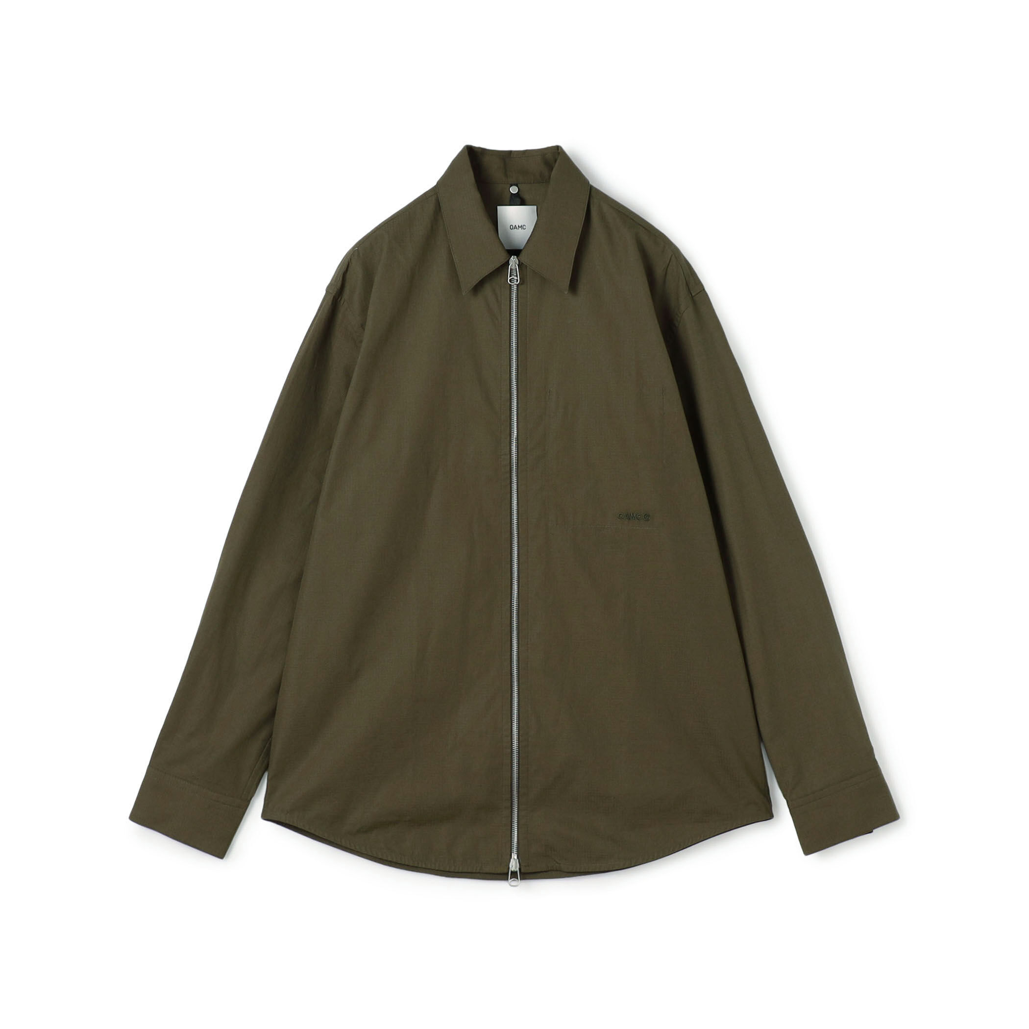 XL oamc シャツジャケット シルクプリント Pangaea アクア