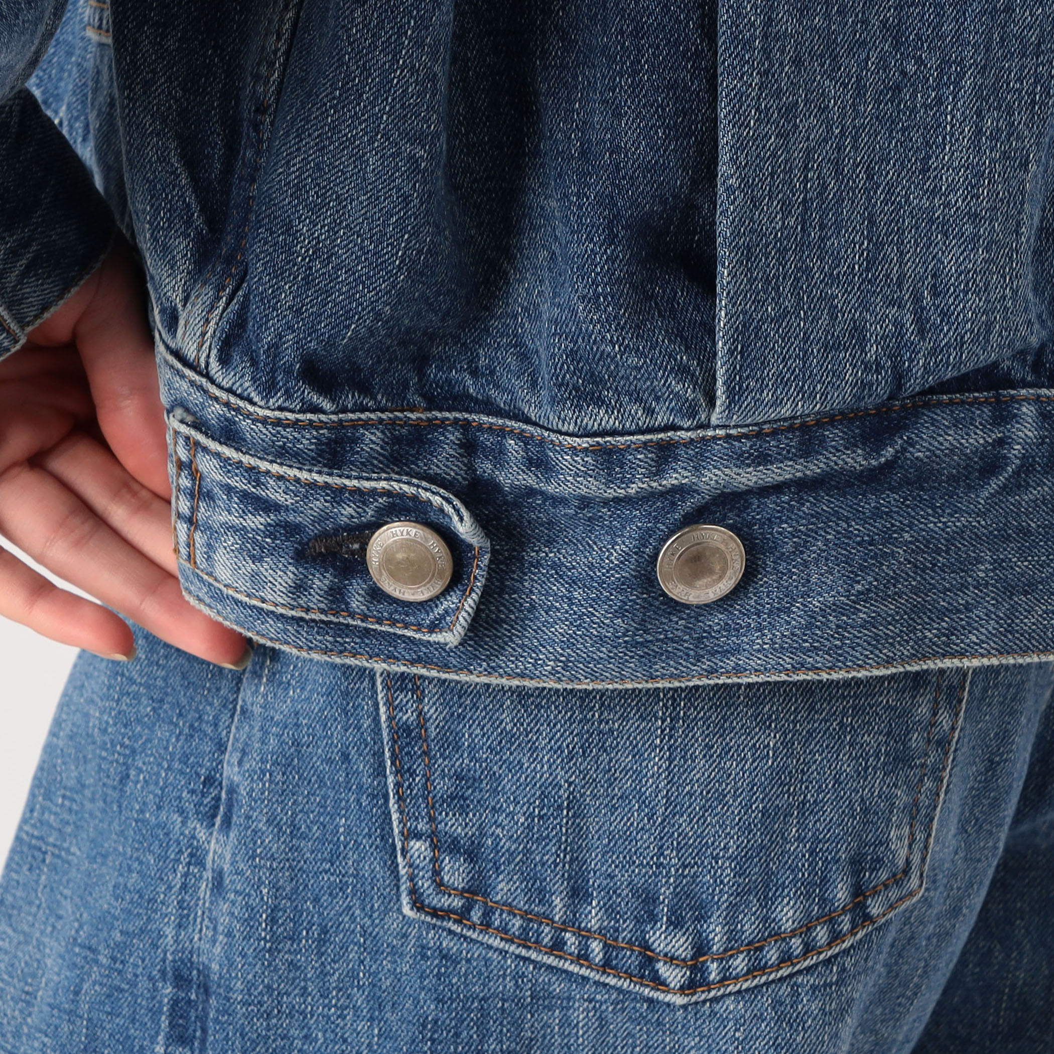 HYKE BALLOON SLEEVE DENIM JACKET TYPE2｜トゥモローランド
