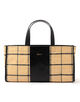 Ele`Sac CHECK WIDE TOTE バッグ