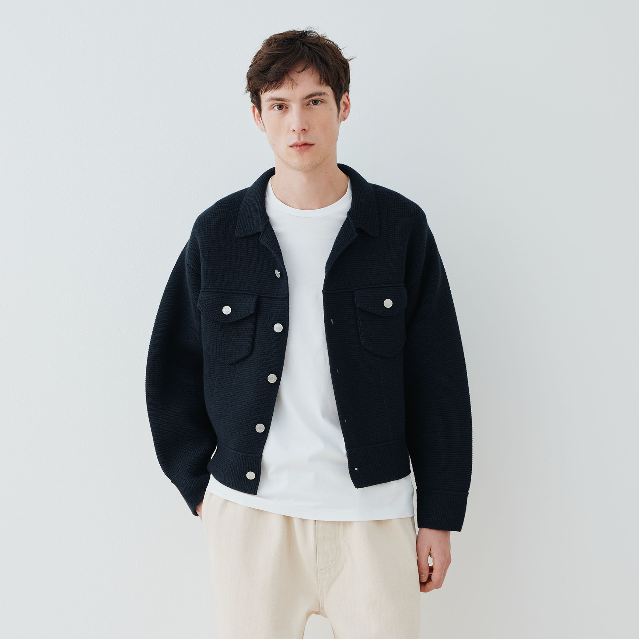 □コットンポリエステルミラノリブ ブルゾン｜トゥモローランド 公式通販
