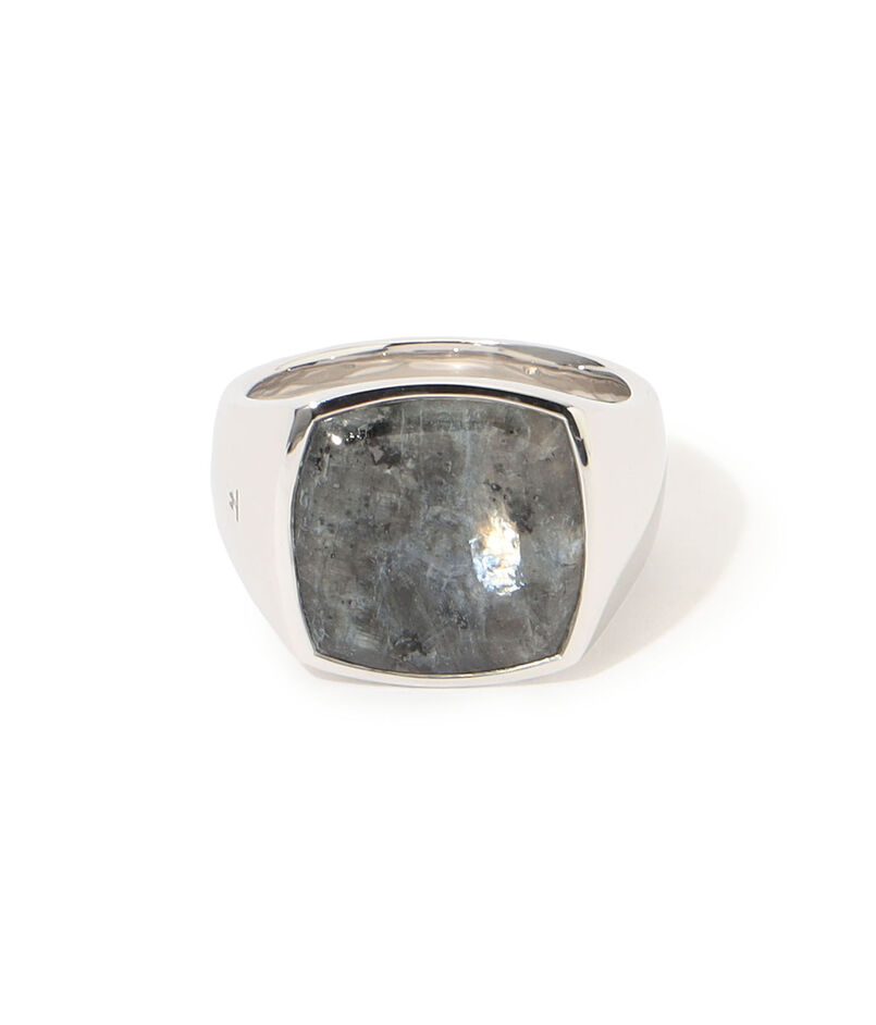 TOM WOOD CUSHION LARVIKITE リング