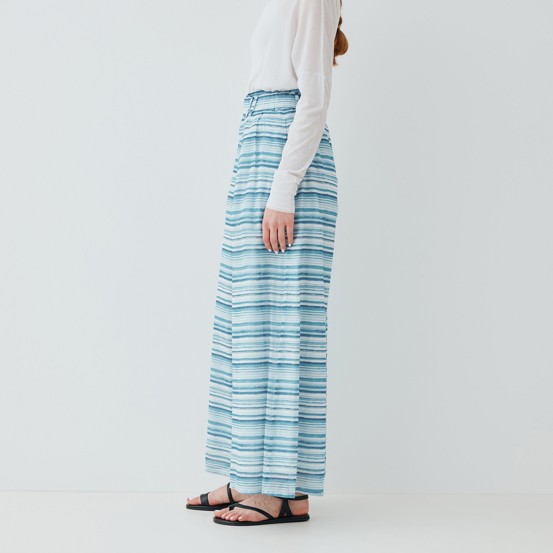 Sea Waves Drawing Pants｜トゥモローランド 公式通販