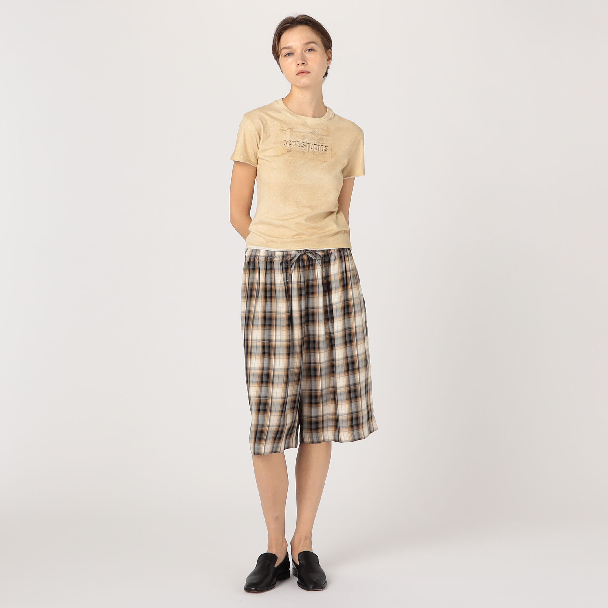 Acne Studios 半袖Tシャツ トゥモローランド □Acne Studios ロゴTシャツ｜トゥモローランド 公式通販