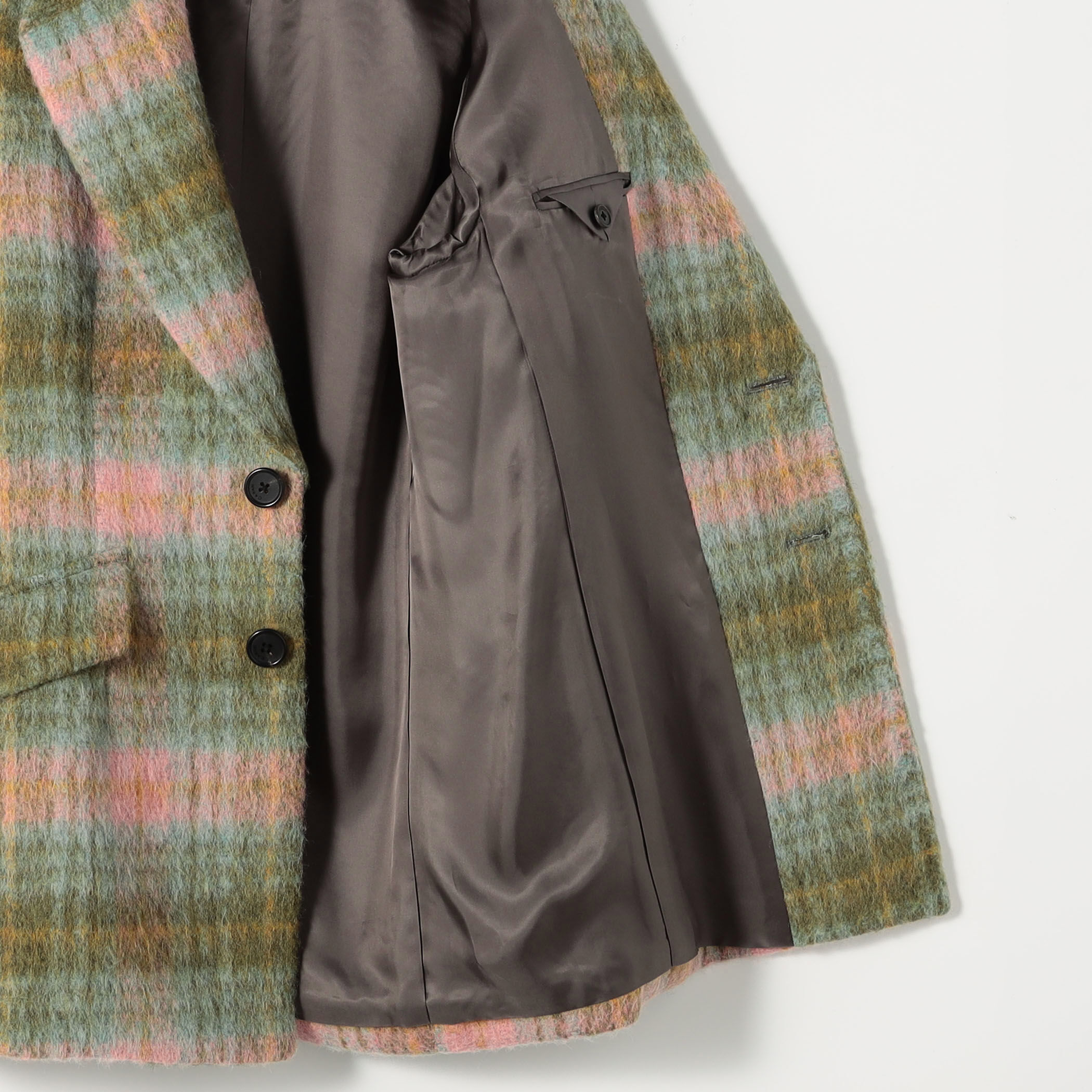 シャギーチェック テーラードジャケット｜トゥモローランド 公式通販