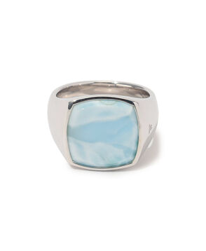 【別注】TOM WOOD Cushion Ice Blue リング