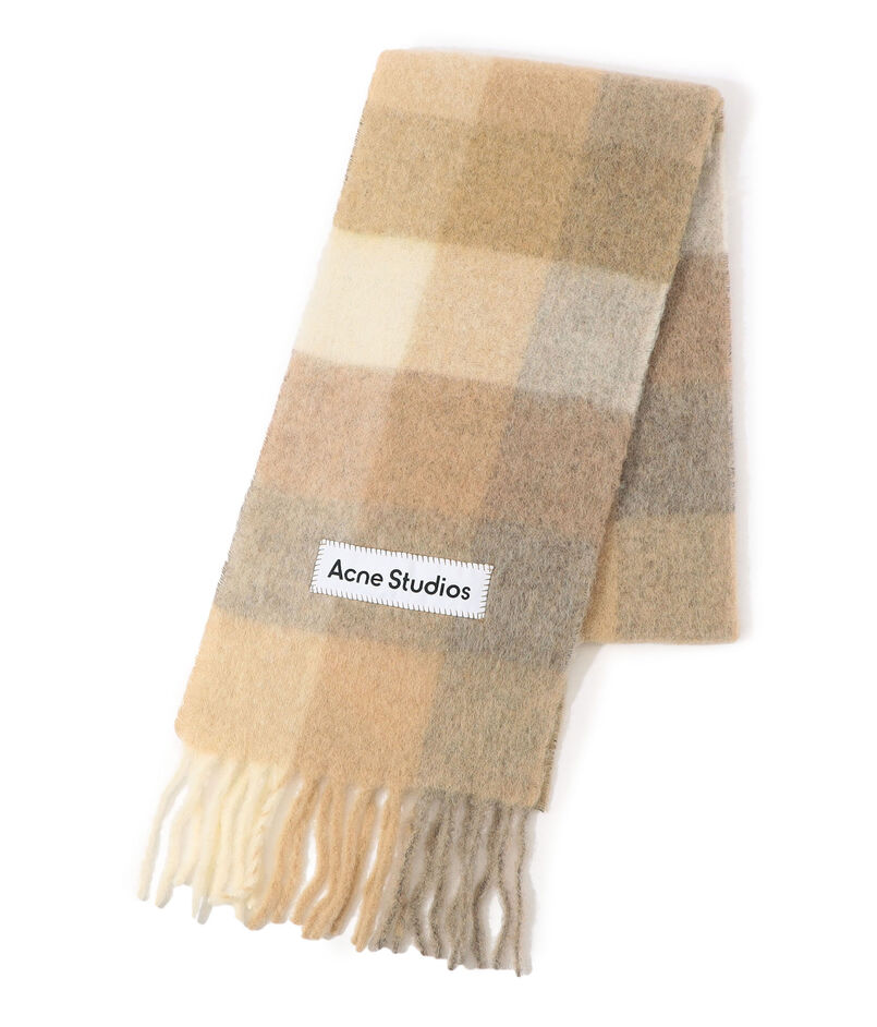 ■Acne Studios モヘヤチェックスカーフ