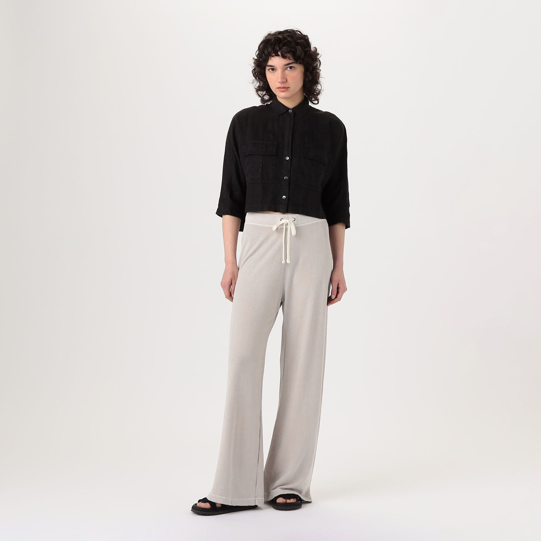 美品 JAMES PERSE リネン オーバーシャツ トゥモローランド 美品 JAMES PERSE リネン オーバーシャツ トゥモローランド