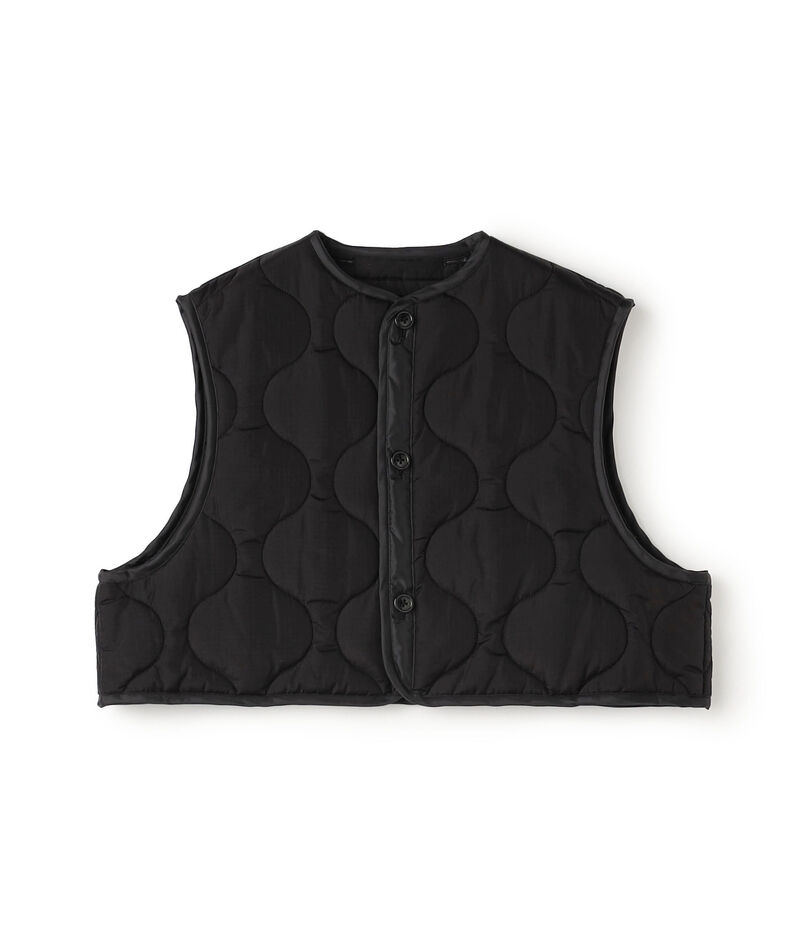 HYKE QUILTED CROPPED VEST