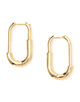 Otiumberg. Large Staple Hoops ゴールドピアス