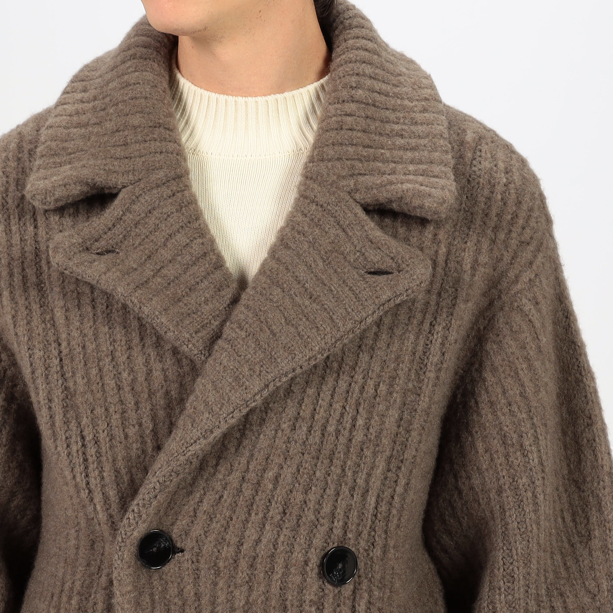 TOMORROWLAND Tricot ウールダブルフェイス カーディガンコート